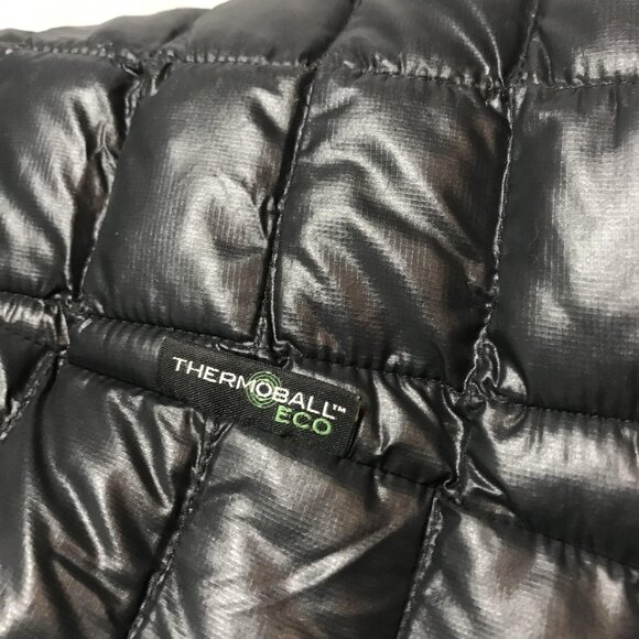 The North Face Jacket Womens Small Black ThermoBall Eco Hooded Nano Puffer - Picture 4 of 12
